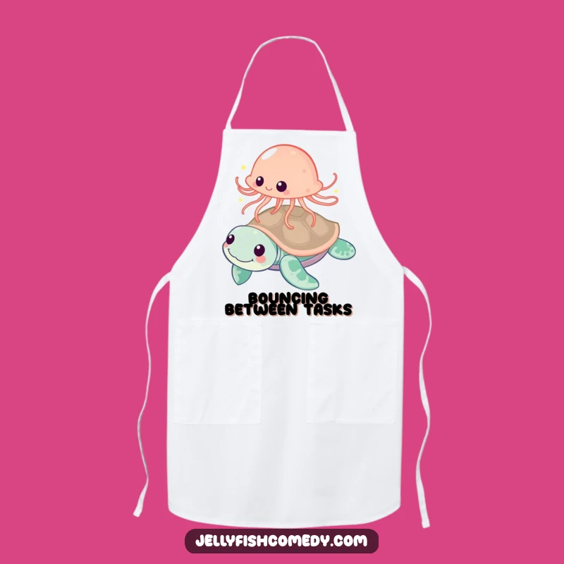 Funny Playful Jellyfish Apron: Cook with Fun and This Hilarious Kitchenwear!