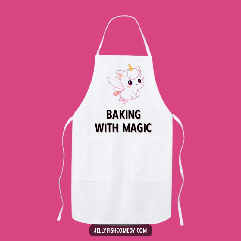 Funny Ethereal Stardust Sprite Apron - Magical Kitchen Creature Wear