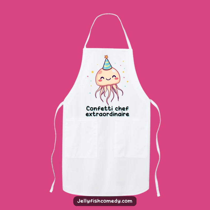 Funny Jellyfish Party Hat Apron: Cook Up Laughs with This Hilarious Kitchen Gear