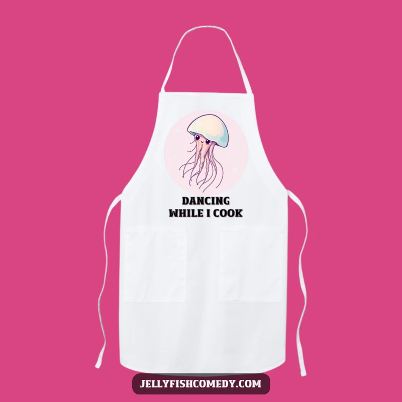 Graceful Jellyfish Spinning Apron: Cook With Artistic Flair