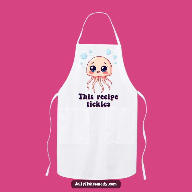 Funny Giggle Jellyfish Apron - Cook With A Smile And Bubbles