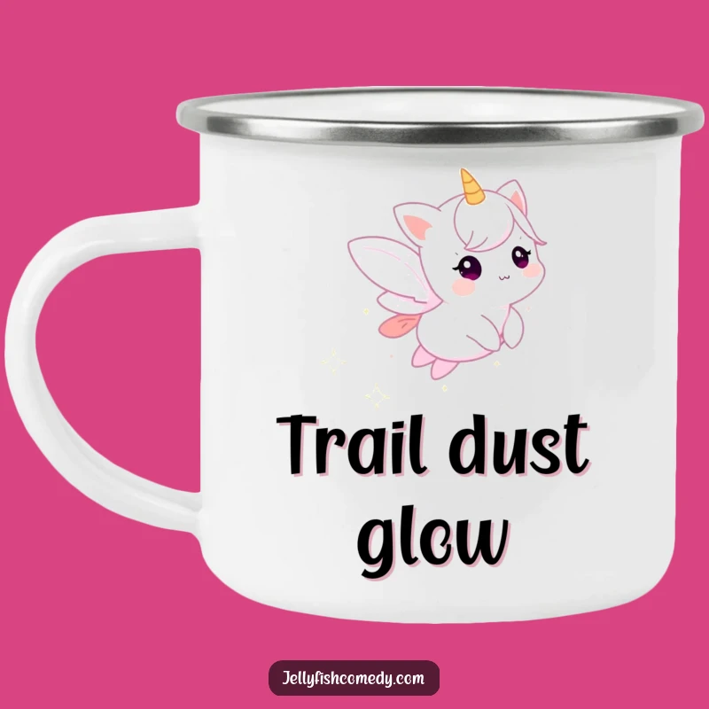 Funny Ethereal Stardust Sprite Camping Mug - Outdoor Magical Creature Cup