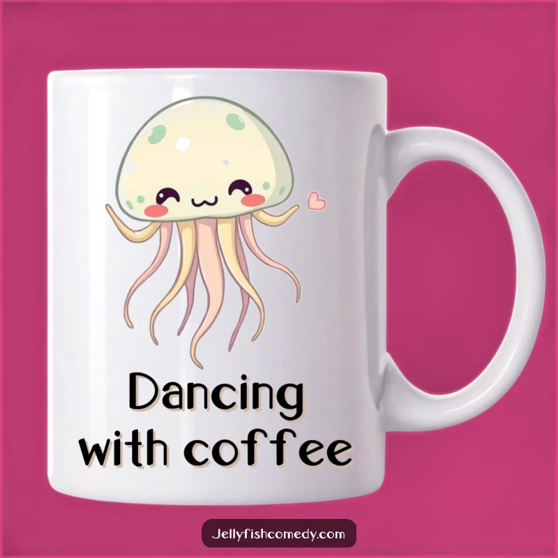 Funny Jellyfish Dance Mug: Silly Tentacle Moves for Aquatic Humor Lovers