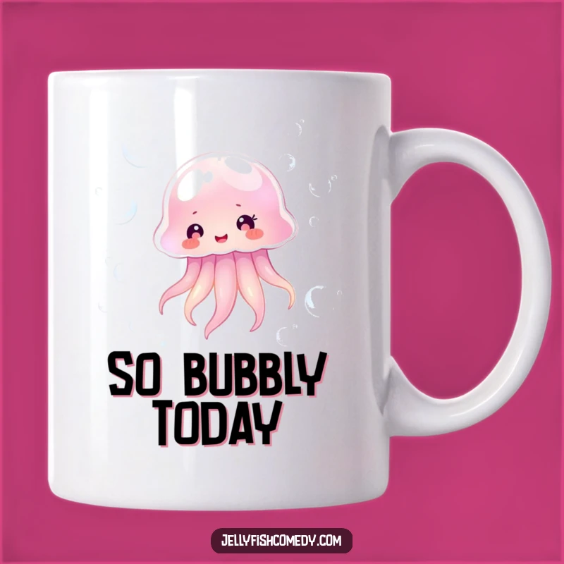 Funny Jellyfish Bubble Mug: A Whimsical and Hilarious Gift for Ocean Lovers!