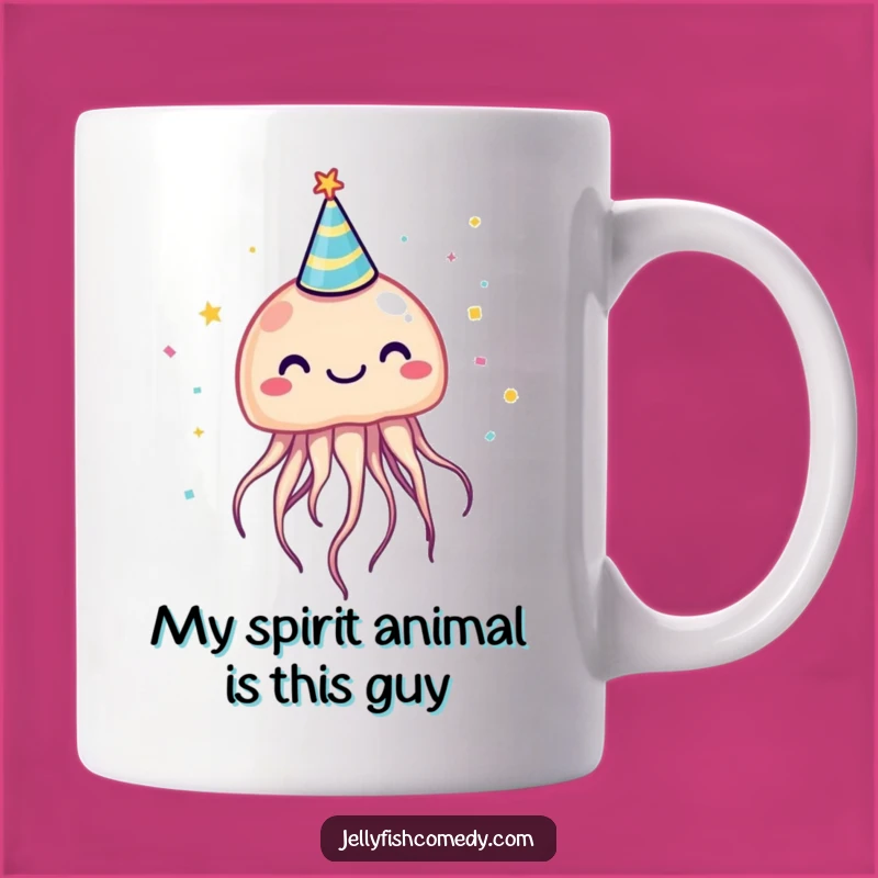 Funny Jellyfish Party Hat Mug: A Hilarious Gift for Your Favorite Party Animal