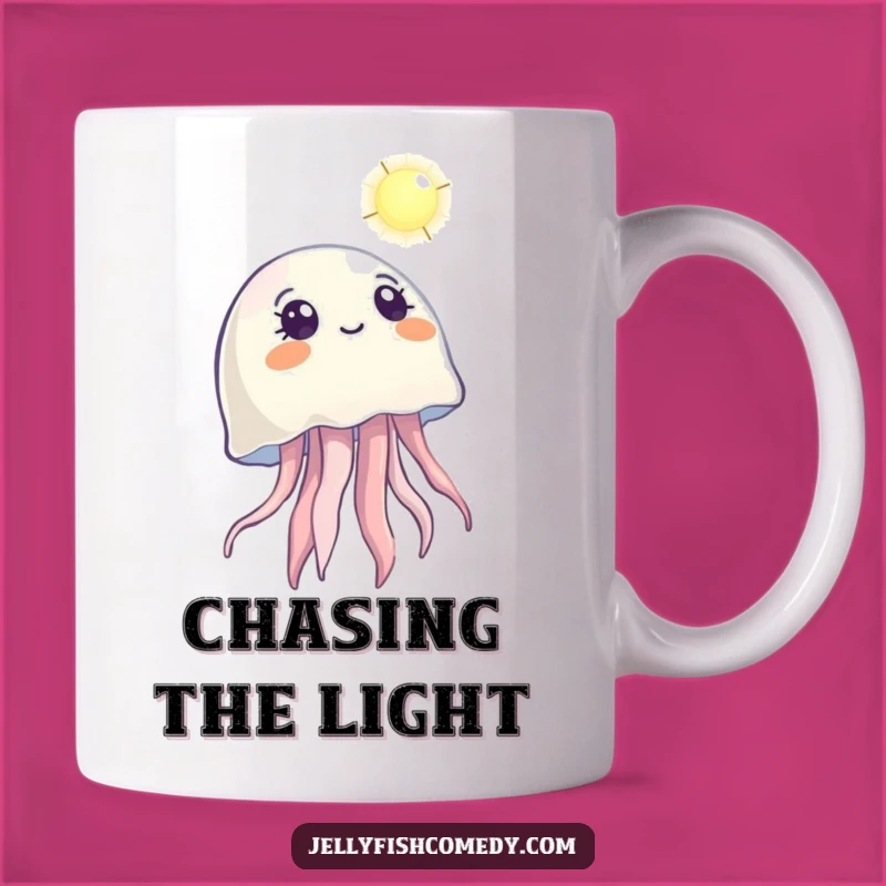 Funny Jellyfish Wonder Mug: Aspirational Ocean Gift for Dreamers