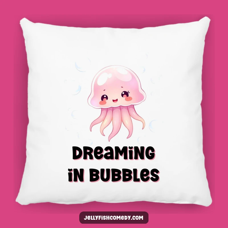 Funny Jellyfish Bubble Pillow: Snuggle with This Hilarious Ocean Dream!