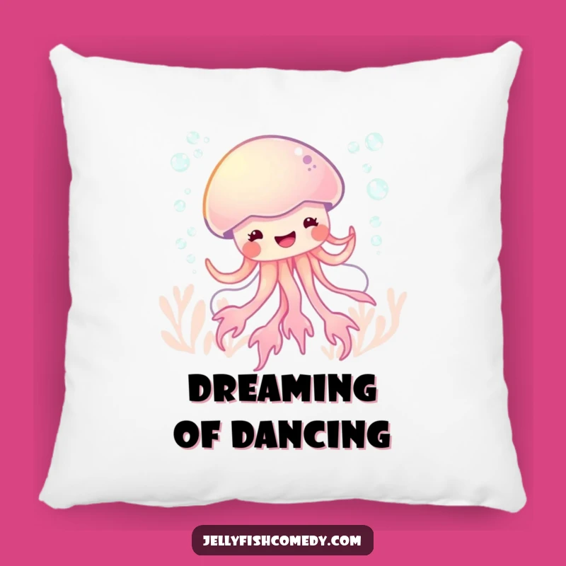 Funny Soft Glee Jellyfish Dance Pillow, Bubbly Sea Creature Cushion, Gift Idea