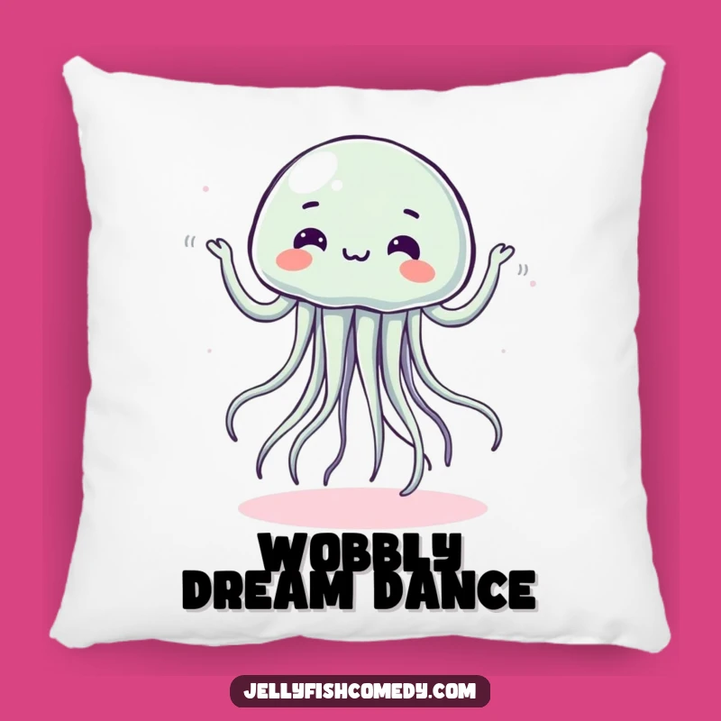 Funny Dancing Jellyfish Pillow - Cozy Silly Moves Cushion Gift