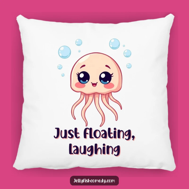 Funny Giggle Jellyfish Pillow - Cuddle Up With Aquatic Joy