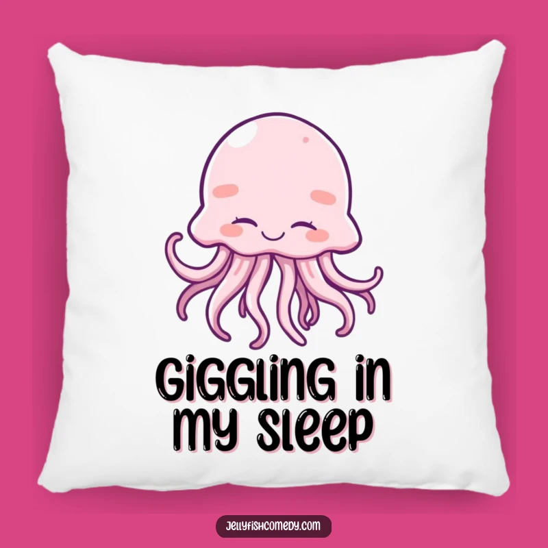 Funny Giggling Jellyfish Pillow - Cozy Joyful Wiggle Cushion Gift