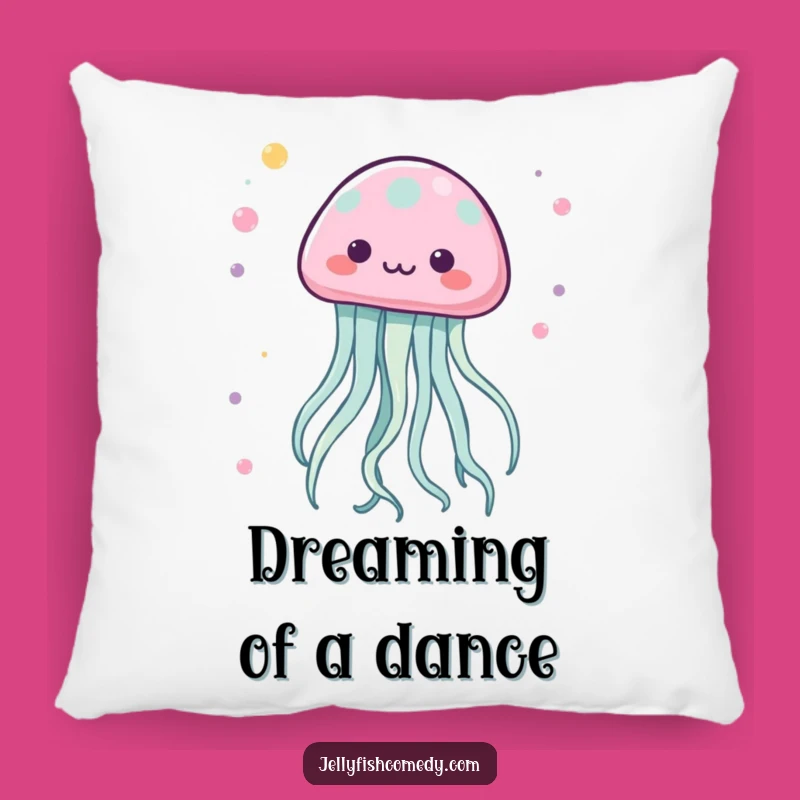 Funny Kawaii Jellyfish Pillow: Dance into Comfort!