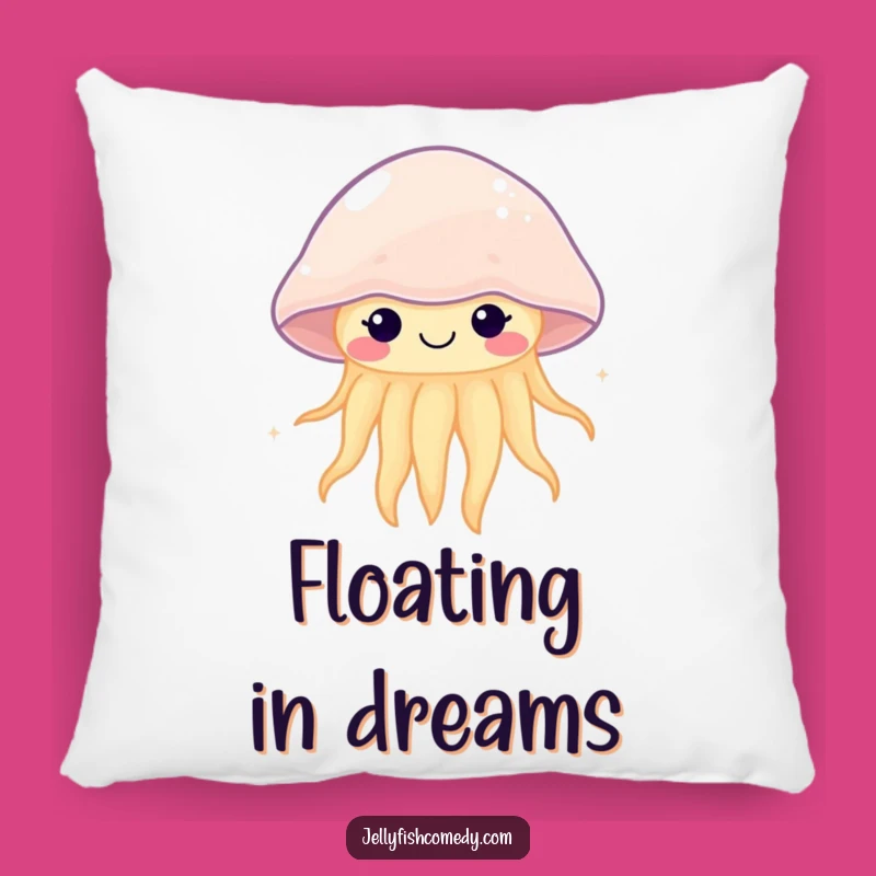 Funny Kawaii Jellyfish Pulsing Pillow: Soft Comfort with Humor