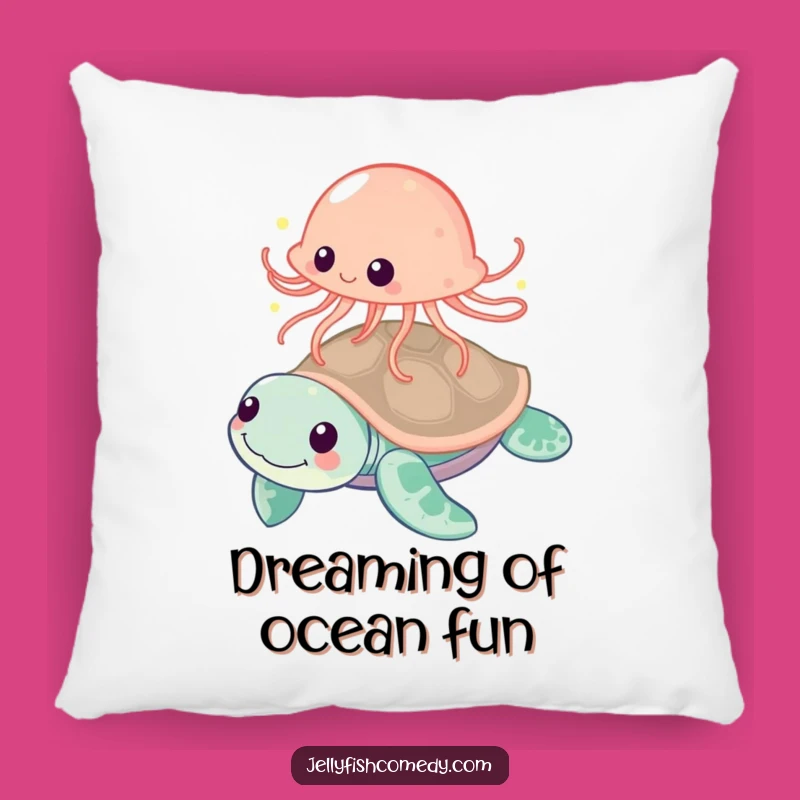 Funny Playful Jellyfish Pillow: Snuggle with This Hilarious Aquatic Friendship!