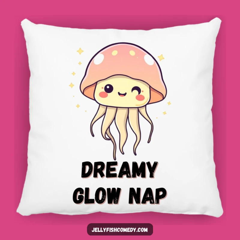 Kawaii Jellyfish Twinkling Pillow - Cozy Comfort & Magical Decor