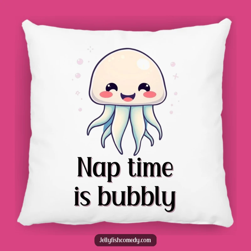Funny Kawaii Jellyfish Pillow: Cuddle Up with Bubbly Joy