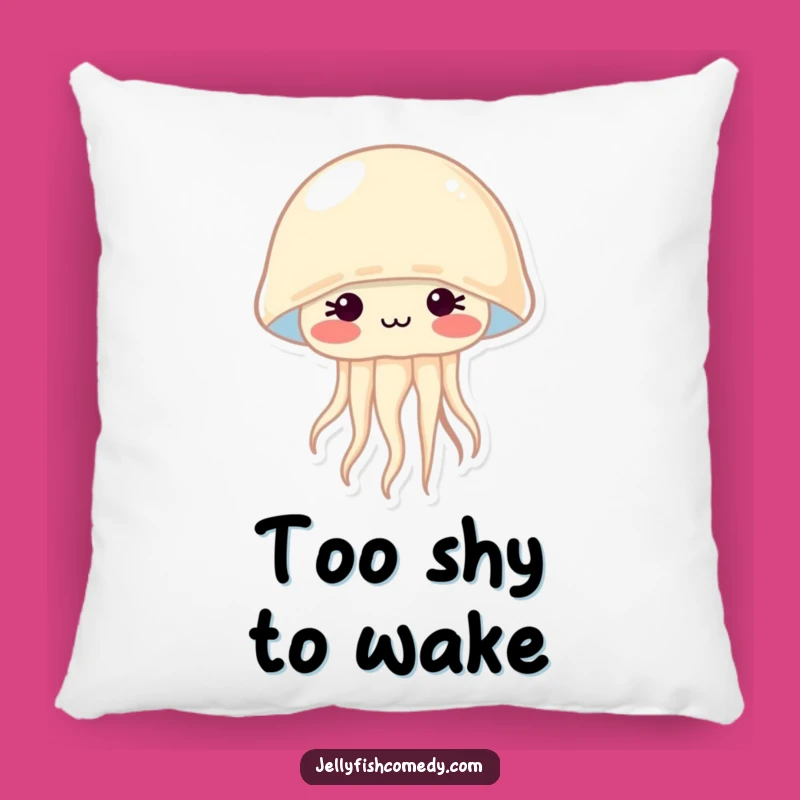 Funny Shy Jellyfish Blushing Pillow: Cuddle Up With Cute Charm