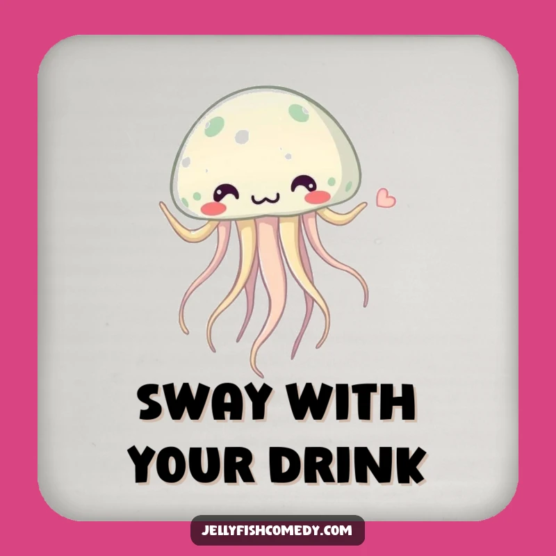 Funny Jellyfish Dance Coasters: Silly Tentacle Protection for Surfaces