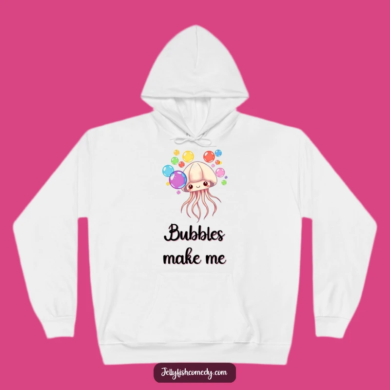 Funny Bubble Jellyfish Hoodie: Cozy Colorful Fun, Warm & Whimsical Gift