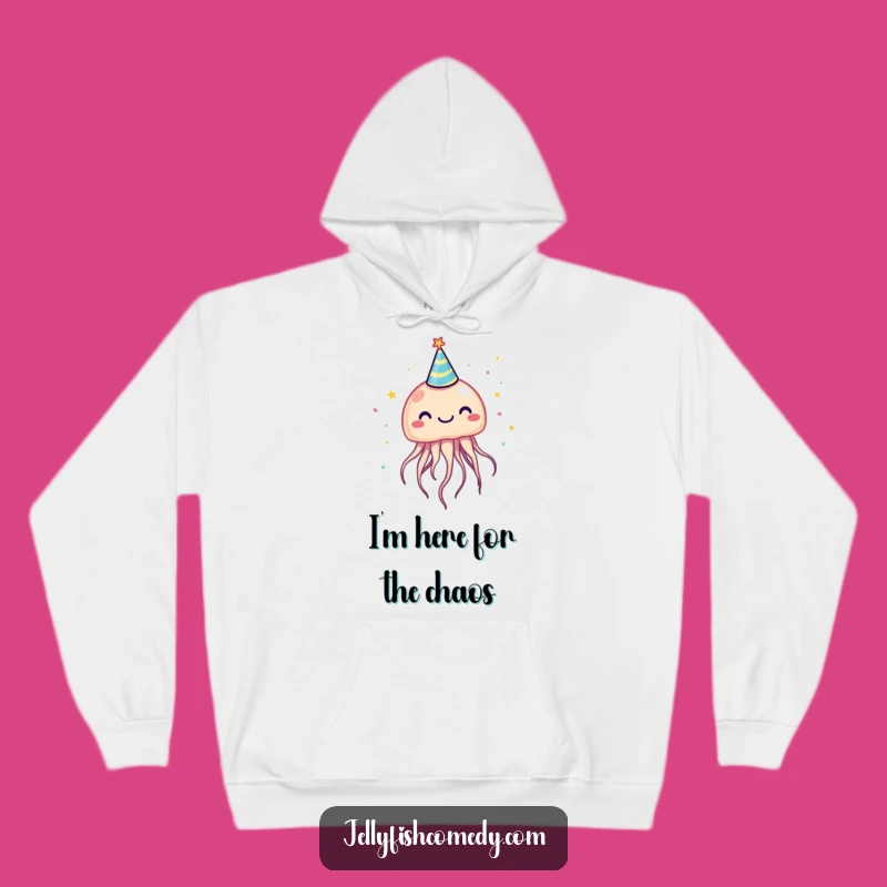 Cozy Funny Jellyfish Party Hat Hoodie: Your Go-To Hilarious Wearable Celebration