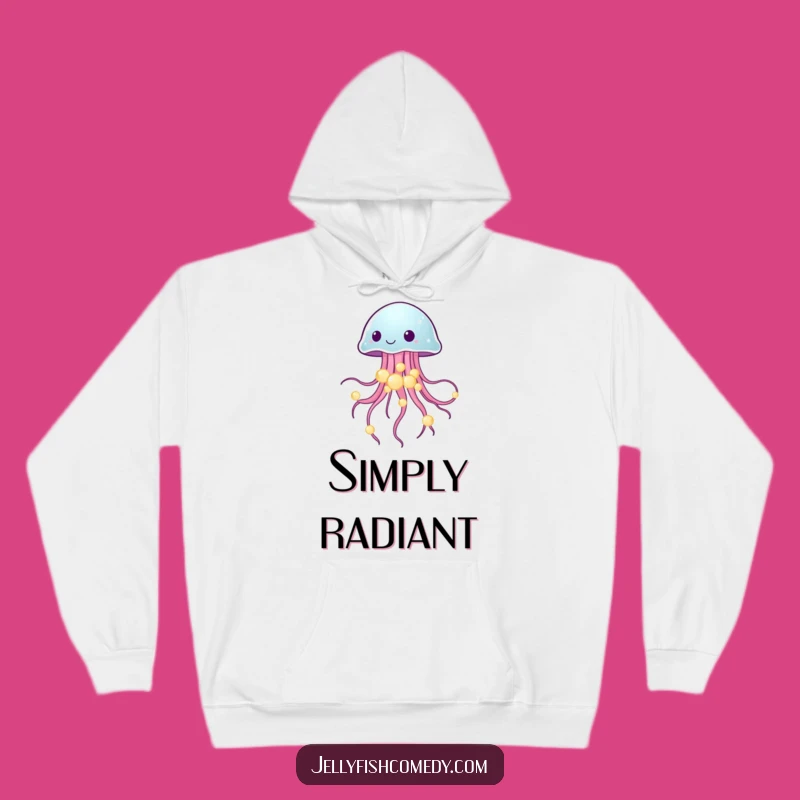 Cozy Funny Jellyfish Pearl Hoodie: Underwater Charm and Warmth