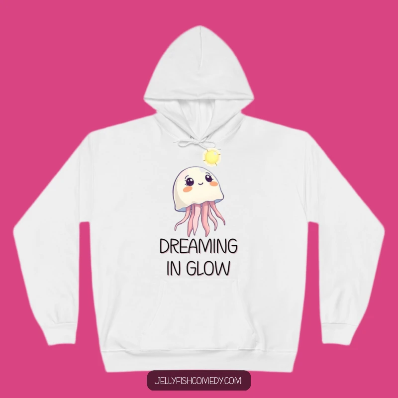 Cozy Funny Jellyfish Wonder Hoodie: Warmth and Inspirational Ocean Vibes