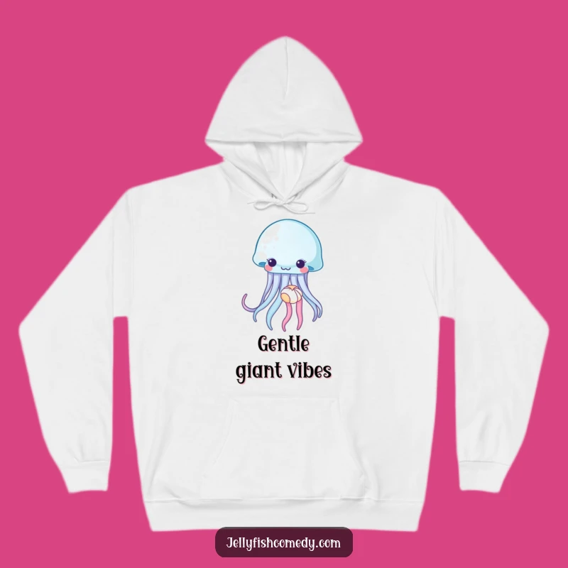 Funny Jellyfish Seashell Hoodie: Cozy & Sweet Sea Creature Apparel Gift