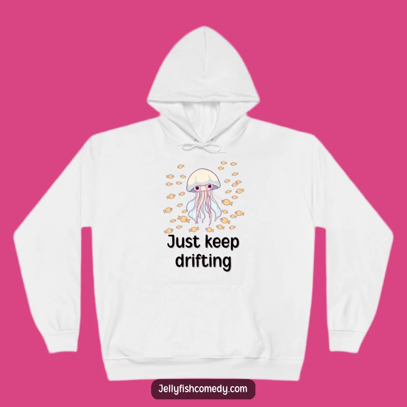 Cozy Funny Jellyfish Fish Hoodie: Warmth and Underwater Merriment