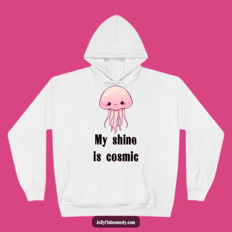 Funny Starry Jellyfish Hoodie - Kawaii Celestial Ocean Creature Sweatshirt