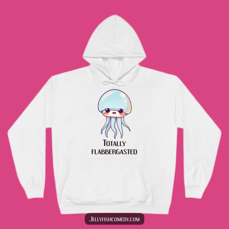 Funny Kawaii Jellyfish Hoodie: Surprised Comfort, Perfect Warm and Humorous Gift