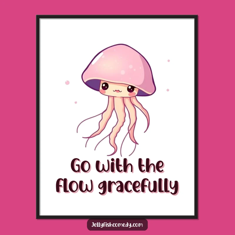Free Printable Dancing Jellyfish Wall Art - Artistic Downloadable Decor for Serene Spaces