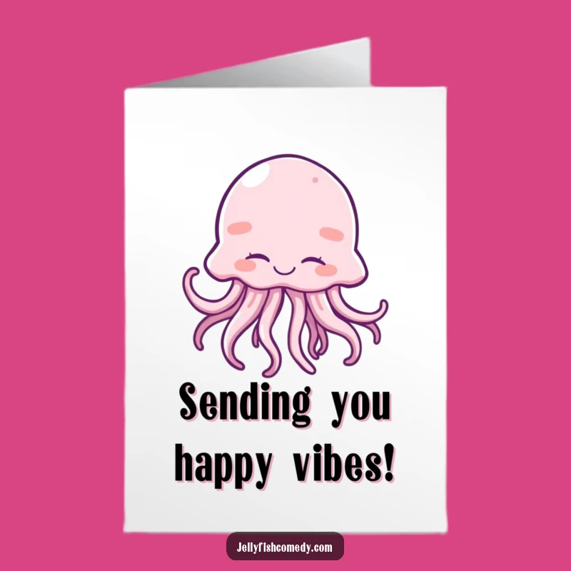 Free Printable Giggling Jellyfish Birthday Card - Funny Downloadable Gift for Kids