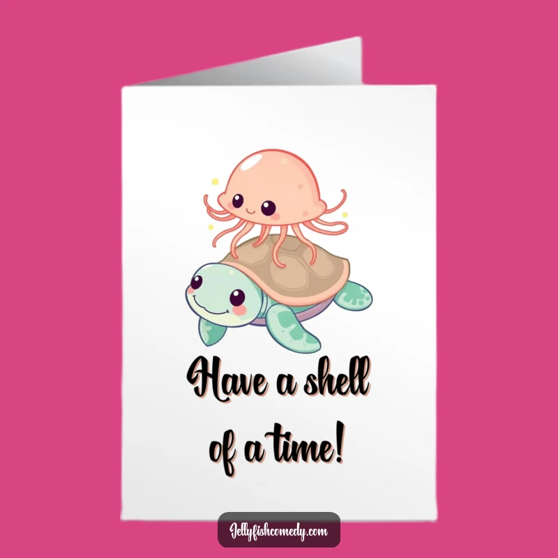 Free Printable Playful Jellyfish Birthday Card - Turtle Bounce Downloadable Fun