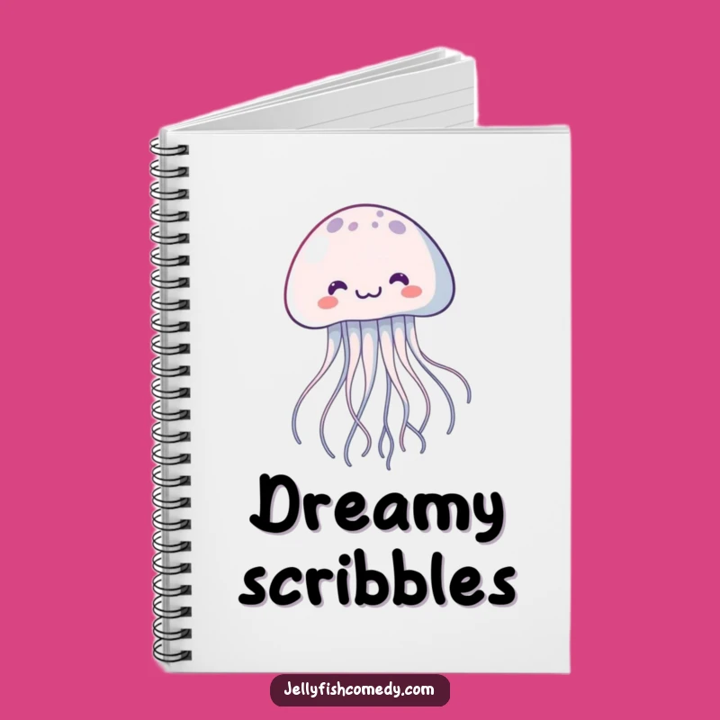 Funny Kawaii Jellyfish Notebook: Joyful Floating Creature for Creative Notes