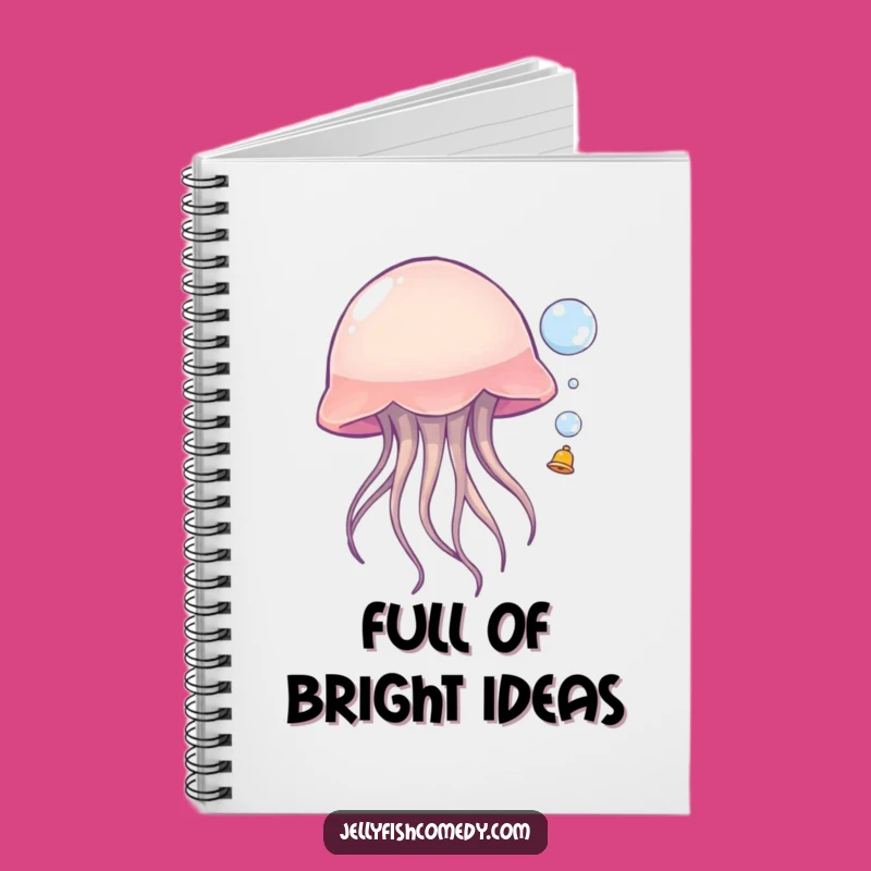 Funny Jellyfish Bubble Bounce Notebook: Jot Down Fun Ideas & Gifts