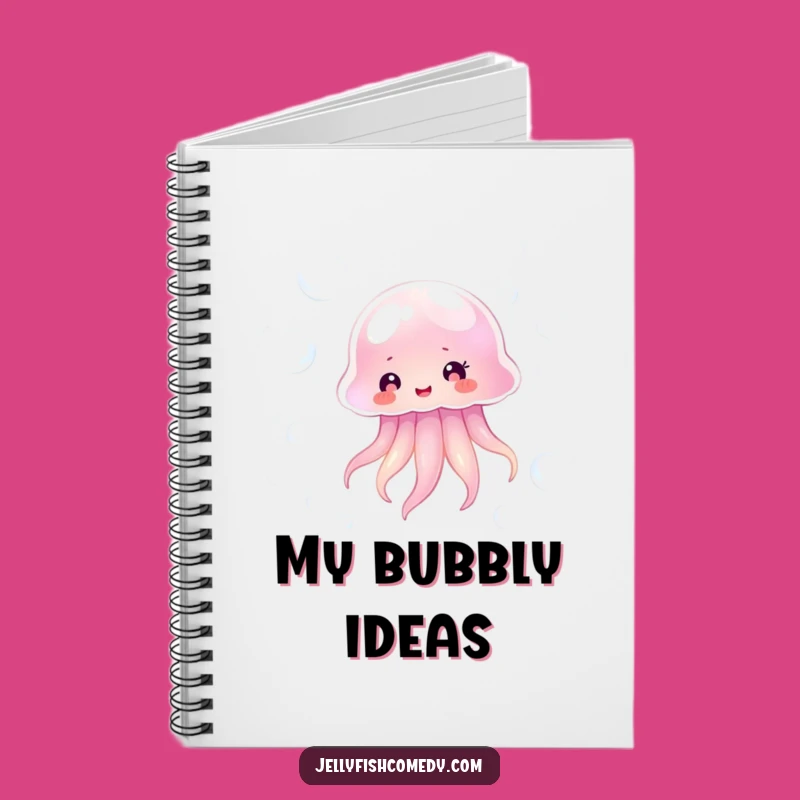 Funny Jellyfish Bubble Notebook: Jot Down Ideas with This Hilarious Stationery!