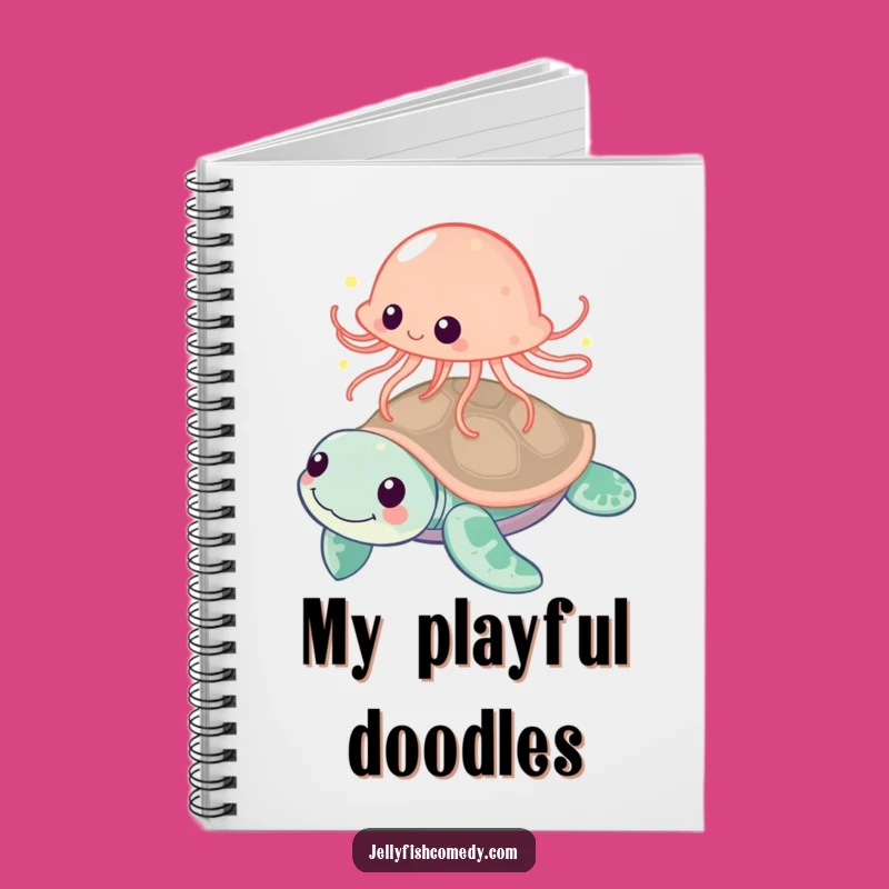 Funny Playful Jellyfish Notebook: Jot Down Ideas with This Hilarious Stationery!