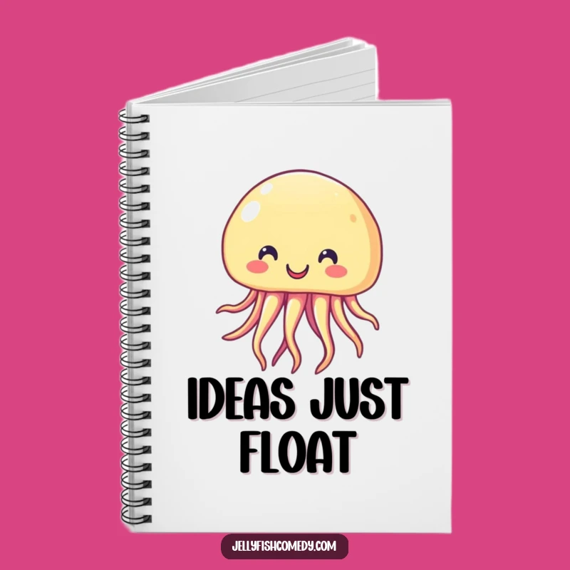 Funny Smiling Jellyfish Notebook: Cheerful Journaling, Creative Ideas, Perfect Funny Gift