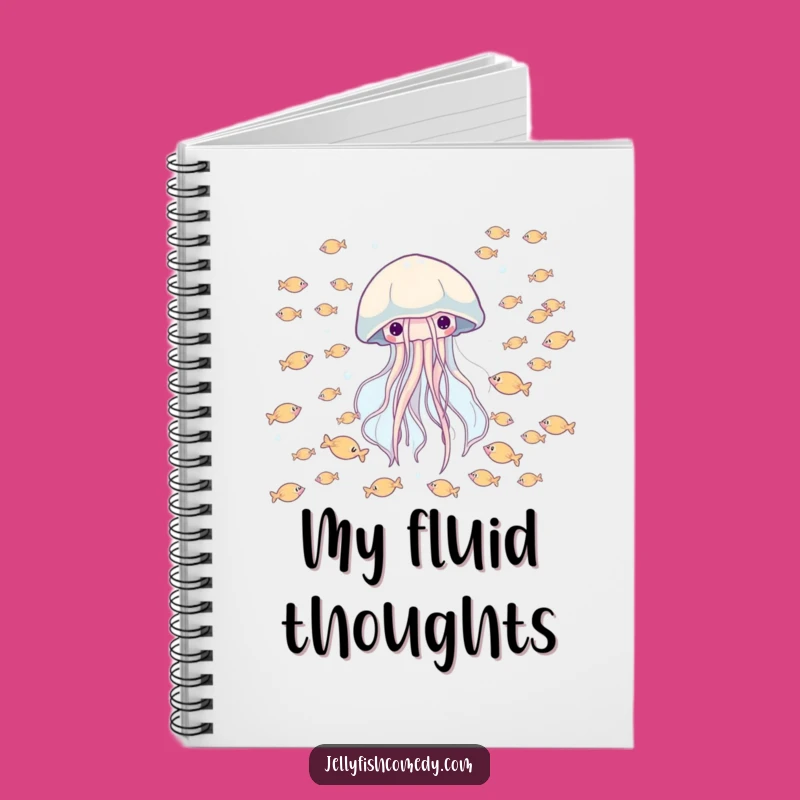 Funny Jellyfish Fish Notebook: Jot Down Notes with Ocean Adventures