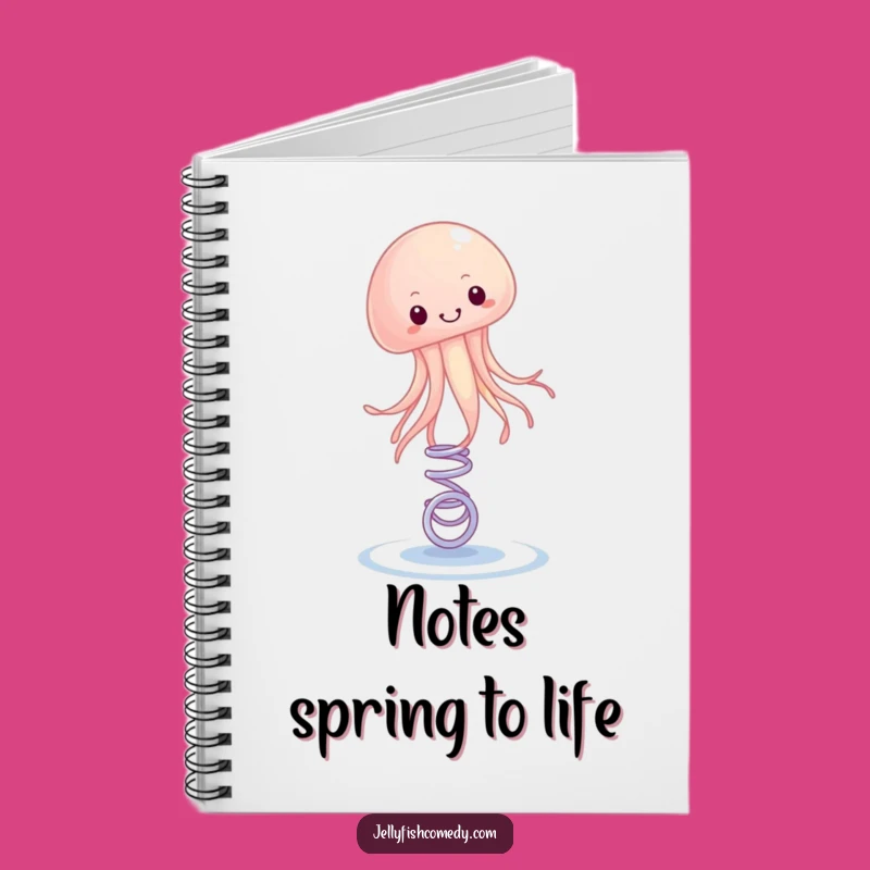 Funny Bouncing Jellyfish Notebook: Springy Ideas, Hilarious Journaling, Perfect Funny Gift