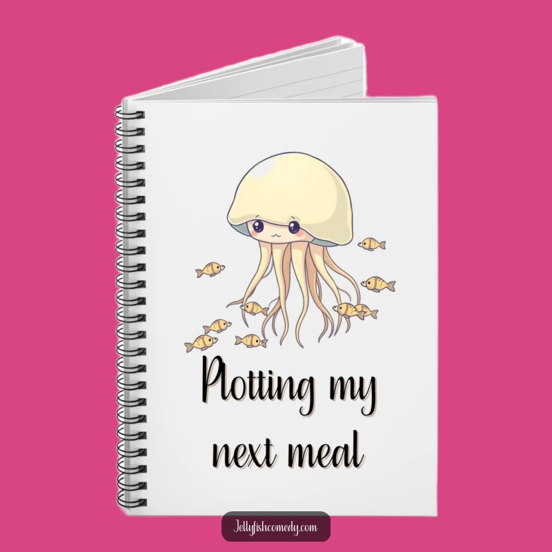 Funny Jellyfish Fish Chase Notebook: Hilarious Journal for Jotting Down Funny Ideas