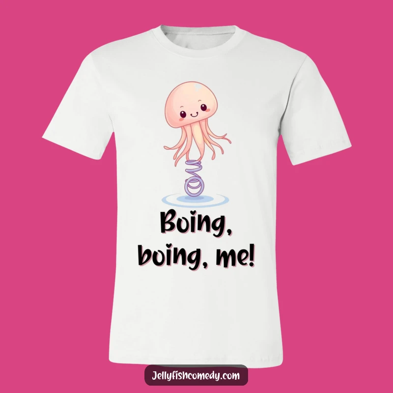 Funny Springy Jellyfish T-Shirt: Happy Bouncer, Hilarious Ocean Style, Great Gift