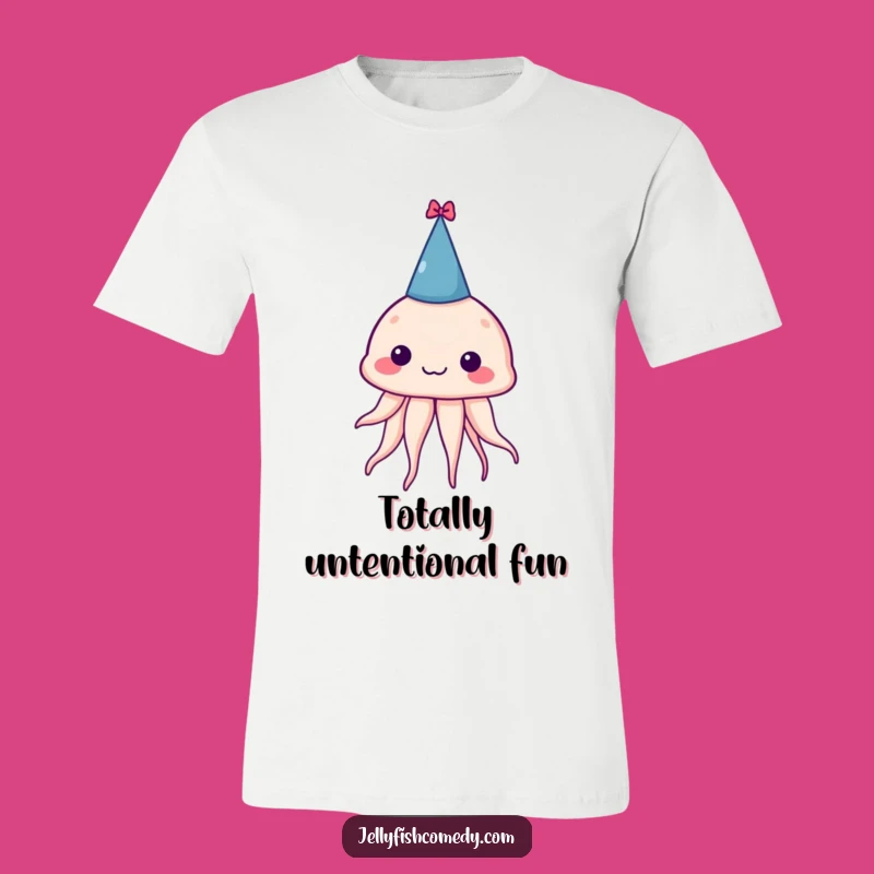 Funny Jellyfish Party Hat T-Shirt: Wear Your Humor Like a Crown