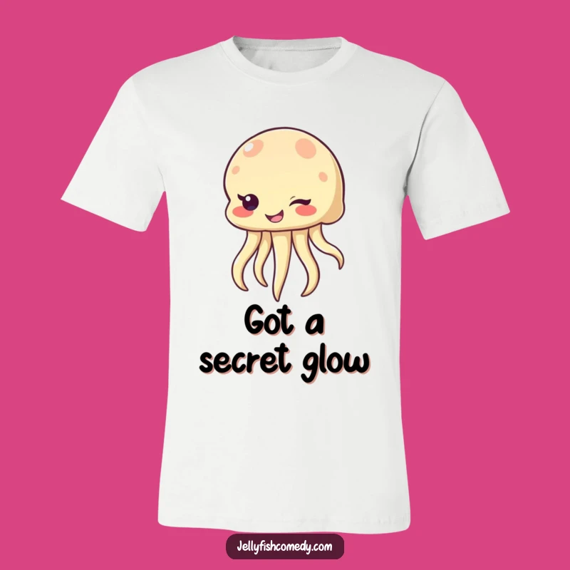 Funny Winking Jellyfish T-Shirt: Mischief Maker Sea Creature Tee Gift