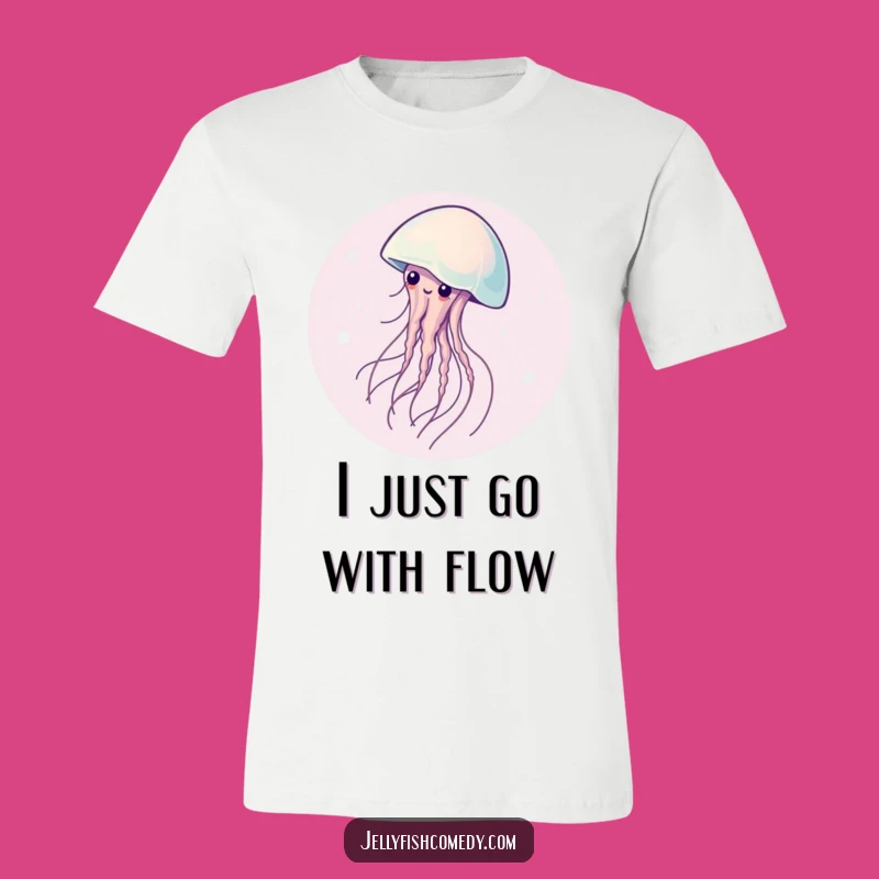 Graceful Jellyfish Spinning T-Shirt: Flow Through Your Day with Fun