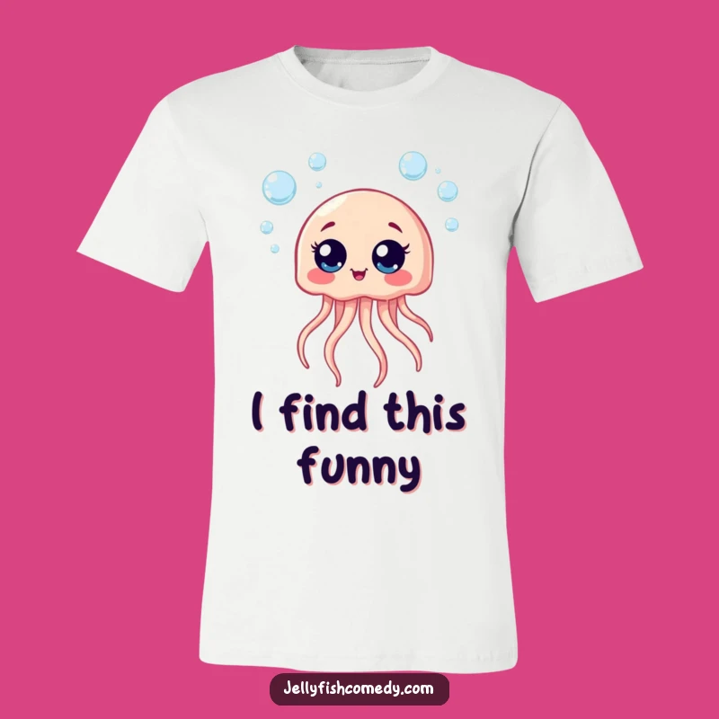 Funny Giggle Jellyfish T-Shirt - Wear Your Joyful Ocean Spirit