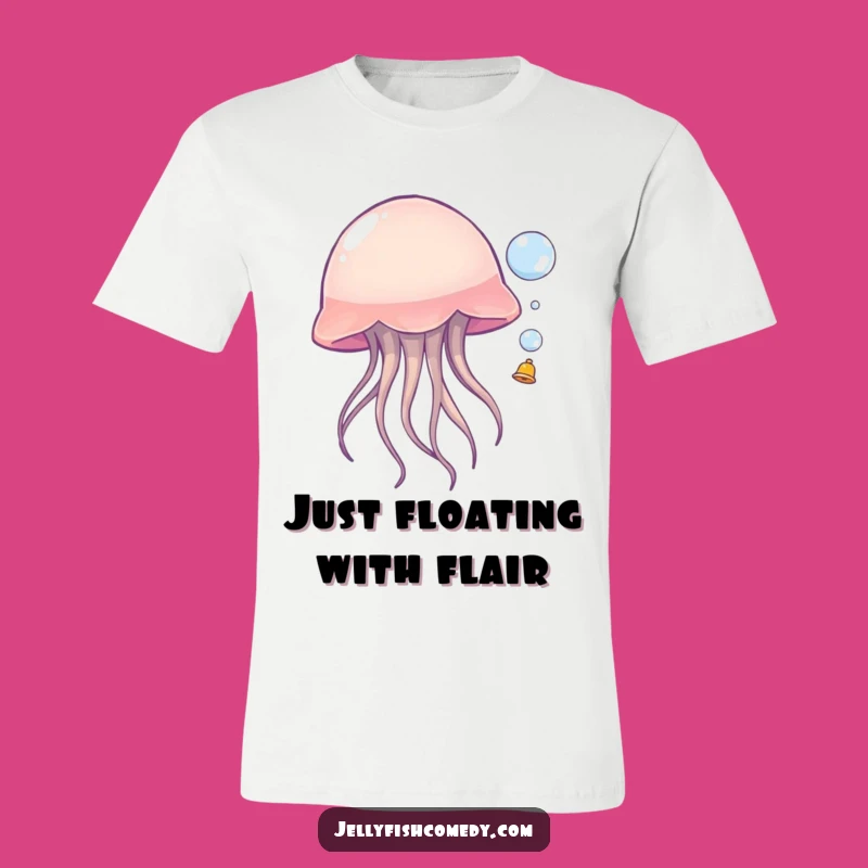 Funny Jellyfish Bubble Bounce T-Shirt: Hilarious Sea Creature Graphic Tee Gift