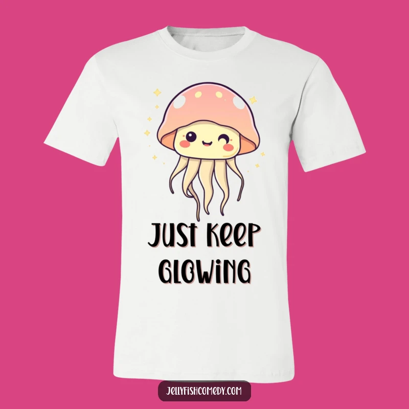 Kawaii Jellyfish Twinkling T-Shirt - Adorable & Magical Ocean Tee