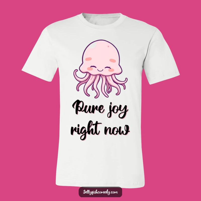 Funny Giggling Jellyfish T-Shirt - Joyful Wiggles Tee Gift