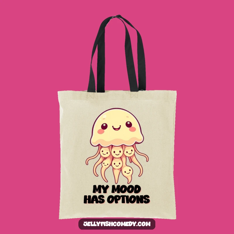 Funny Kawaii Jellyfish Tote Bag: Carry a Smile!